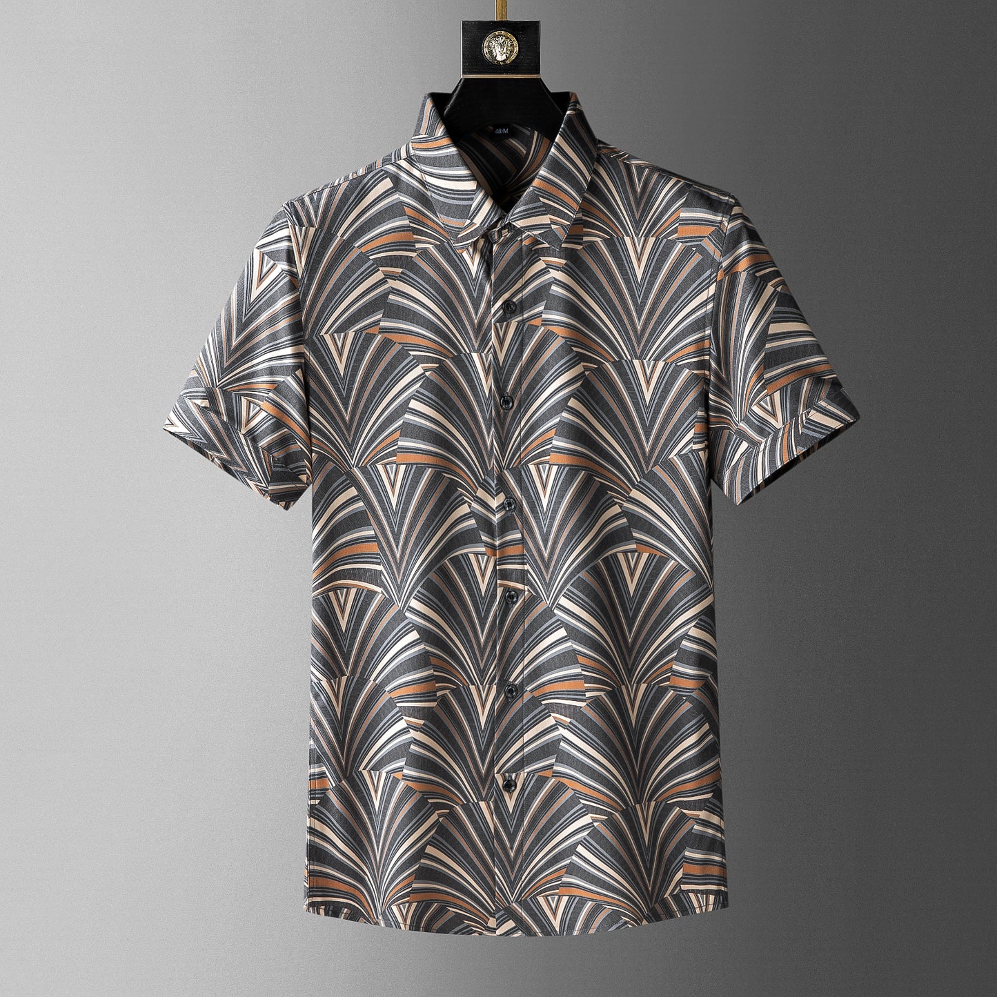 Short Sleeve Printed Casual Shirt