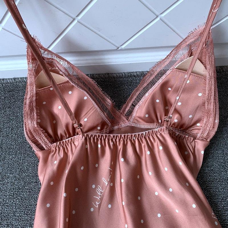 V-Neck Sleeveless Nightwear - Pijamas