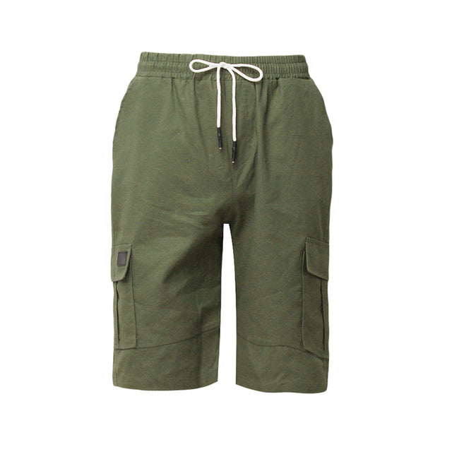 Mens Military Cargo Shorts Mens Beach Shorts Loose Work Casual Short Pants Men's Multi-pocket Sports Fitness Shorts