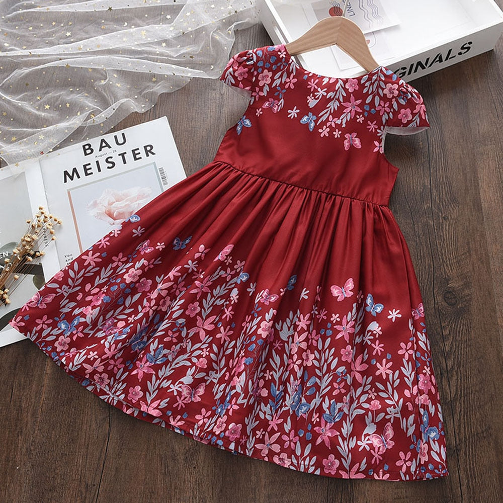 Menoea Girls Wedding Dress 2022 Summer Fashion Girl Kids Party Dresses Starry Sequins Outfits Gown Children Princess Clothes
