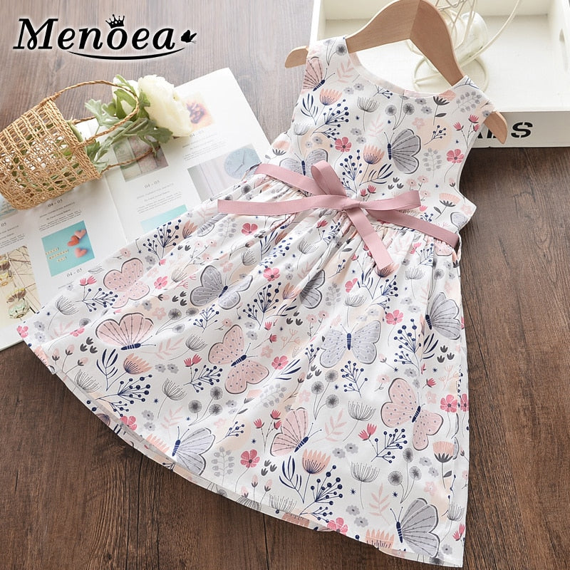 Menoea Girls Wedding Dress 2022 Summer Fashion Girl Kids Party Dresses Starry Sequins Outfits Gown Children Princess Clothes