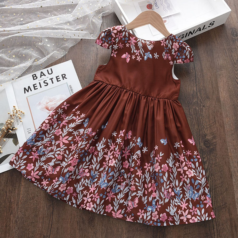 Menoea Girls Wedding Dress 2022 Summer Fashion Girl Kids Party Dresses Starry Sequins Outfits Gown Children Princess Clothes