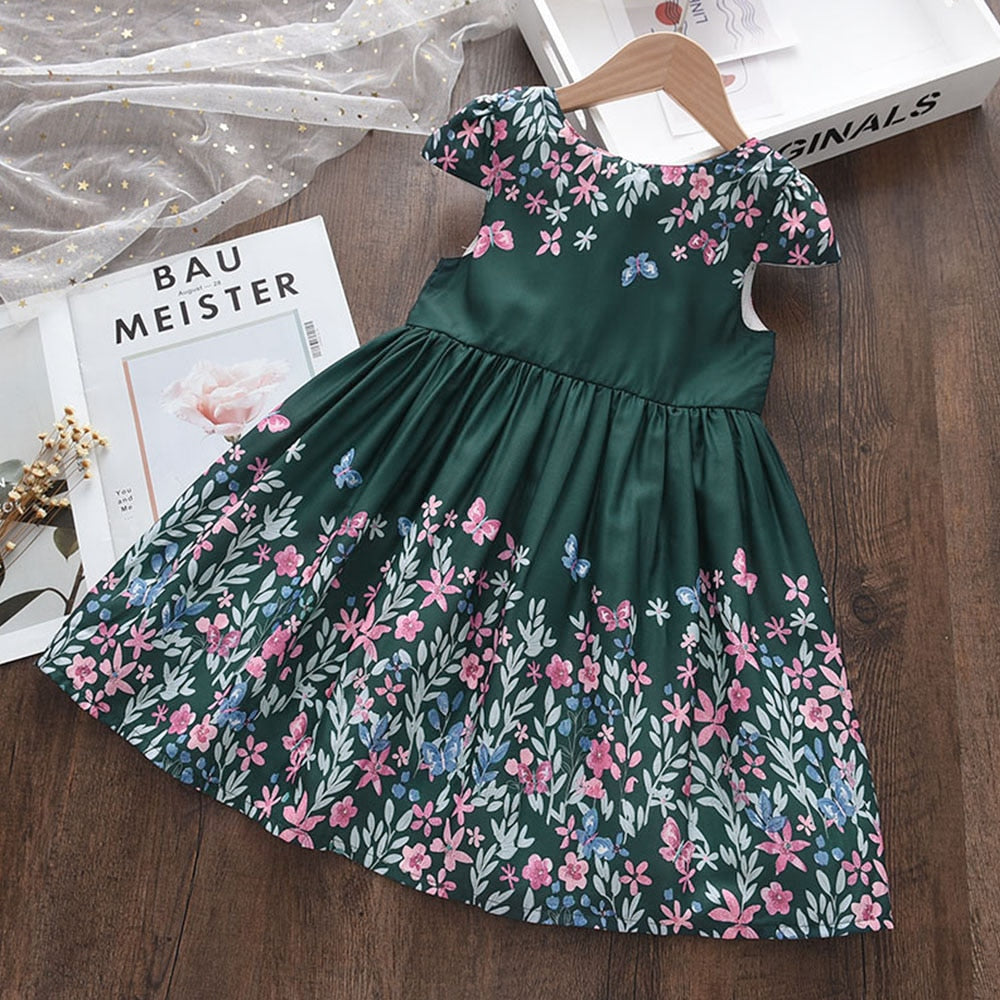 Menoea Girls Wedding Dress 2022 Summer Fashion Girl Kids Party Dresses Starry Sequins Outfits Gown Children Princess Clothes