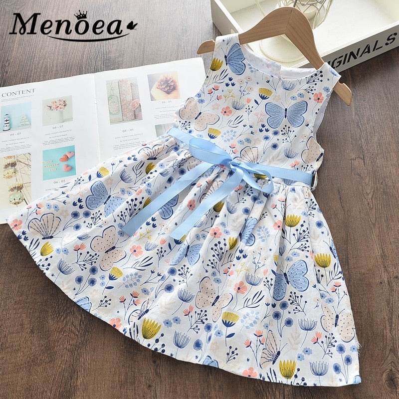 Menoea Girls Wedding Dress 2022 Summer Fashion Girl Kids Party Dresses Starry Sequins Outfits Gown Children Princess Clothes