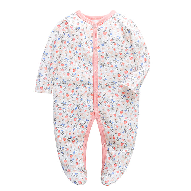 Newborn Cotton Sleepsuit - aeronna-clothing