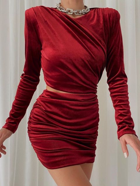 Hollow Out Bodycon Dress - aeronna-clothing