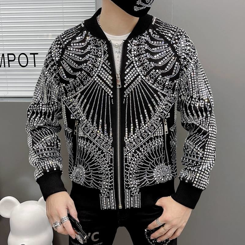 Luxury Diamond Brand Retro Jacket