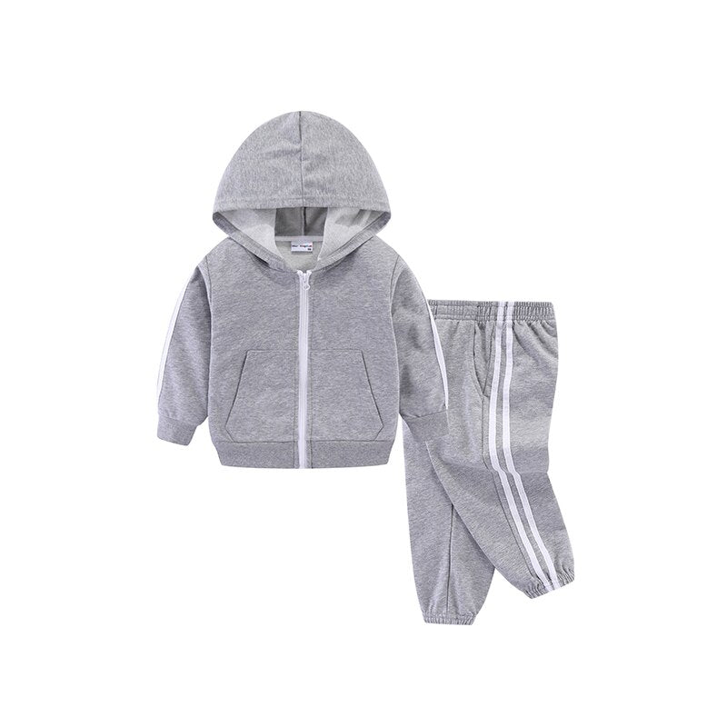 Mudkingdom Kids Jogger Sets Sports Hoodies and Sweatpants Girls Pants Outfits Cotton Sweatsuit for Spring Boys Clothes Active