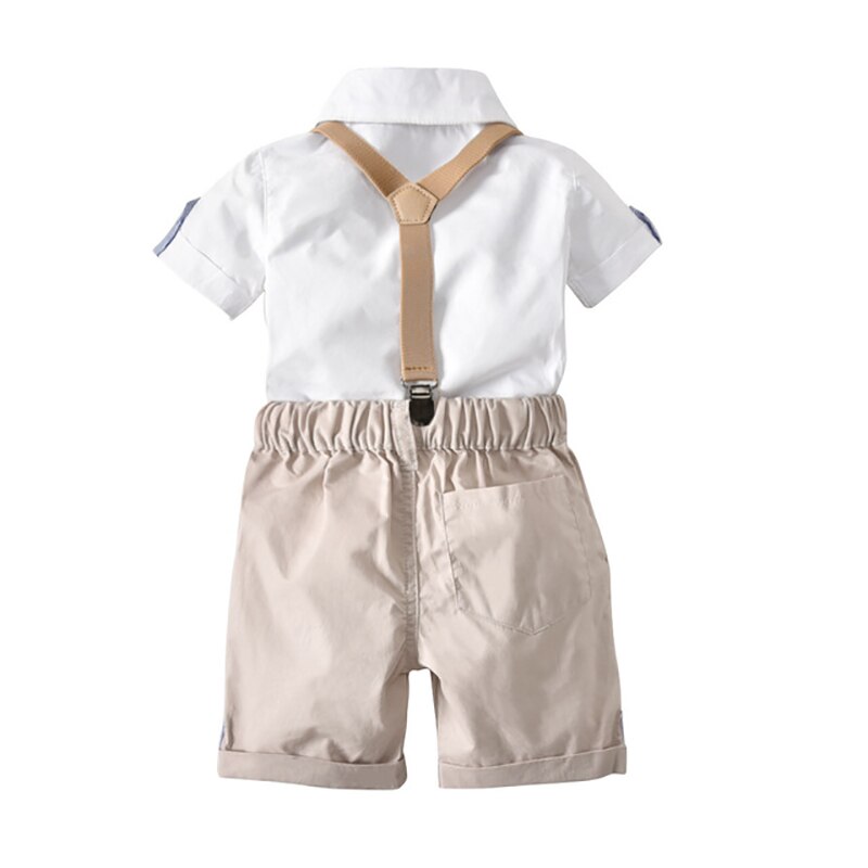 Menoea Kids Clothes Toddler Boys Clothing Set Summer Baby Suit Shorts Children Shirt Formal Wedding Party Costume 1-4 years