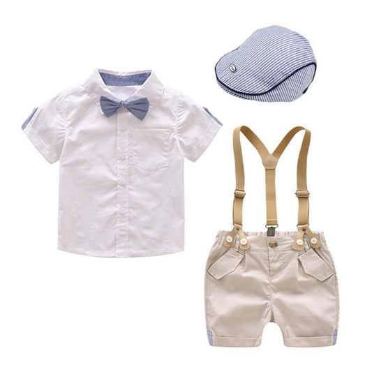 Menoea Kids Clothes Toddler Boys Clothing Set Summer Baby Suit Shorts Children Shirt Formal Wedding Party Costume 1-4 years