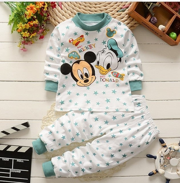 Baby boy baby girls winter Clothes Set Many styles Newborn Baby Boys Girls Clothes 2PCS Baby Pajamas Unisex Kids Clothing Sets