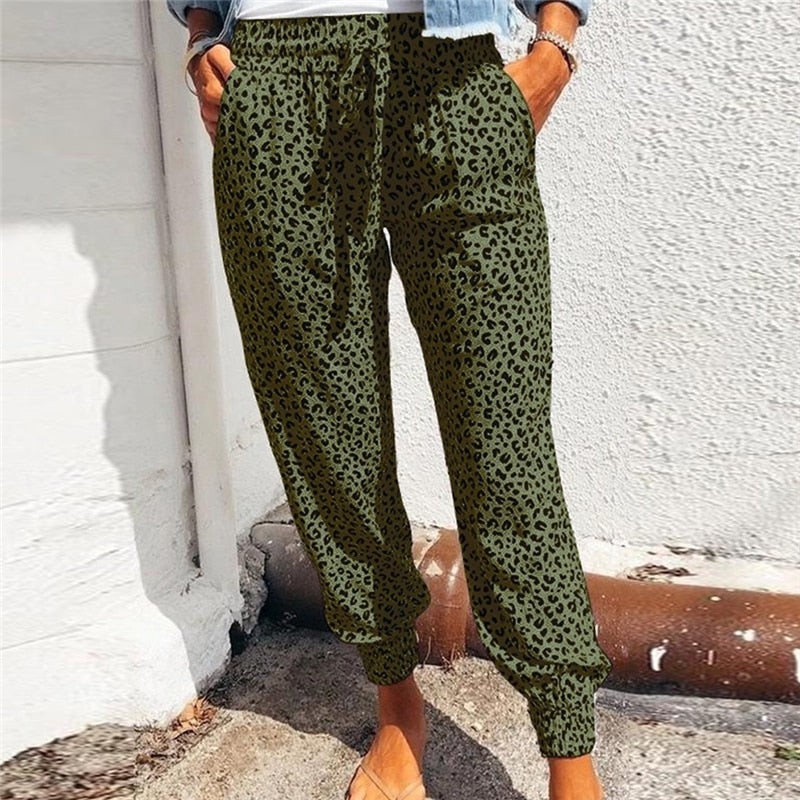 Ankle-Length Harem Pants -prints