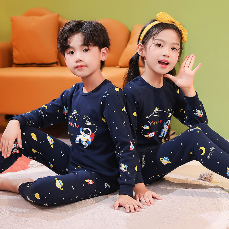 Children Pajamas Boys Totoro Cotton Clothes Pants Set Cartoon Sleepwear Kids Pajamas For Girls Toddler Baby Outfits Child Pyjama