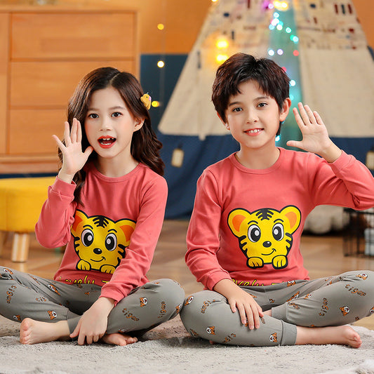 Children Pajamas Boys Totoro Cotton Clothes Pants Set Cartoon Sleepwear Kids Pajamas For Girls Toddler Baby Outfits Child Pyjama