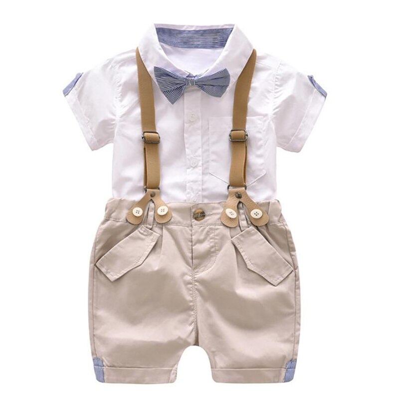 Menoea Kids Clothes Toddler Boys Clothing Set Summer Baby Suit Shorts Children Shirt Formal Wedding Party Costume 1-4 years