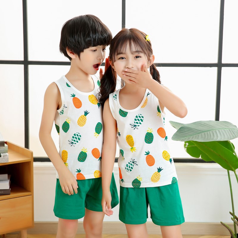 Children Pajamas Boys Totoro Cotton Clothes Pants Set Cartoon Sleepwear Kids Pajamas For Girls Toddler Baby Outfits Child Pyjama