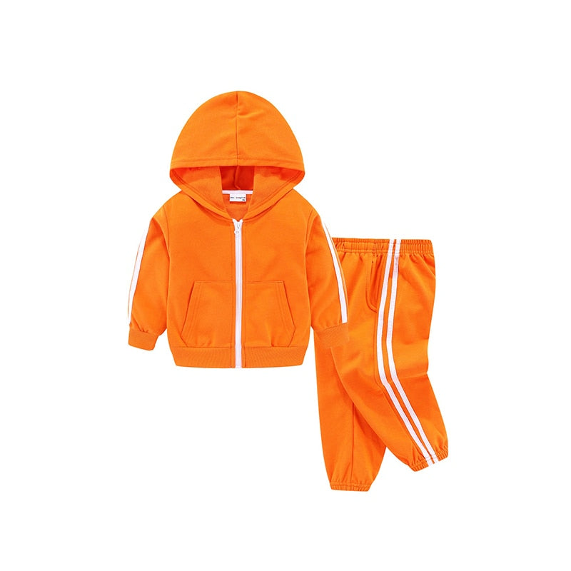 Mudkingdom Kids Jogger Sets Sports Hoodies and Sweatpants Girls Pants Outfits Cotton Sweatsuit for Spring Boys Clothes Active