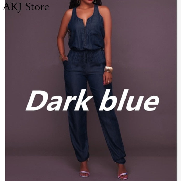 Elegant Long Jumpsuit Women Summer 2020 Shirt Overalls Office Lady One Piece Romper Belt