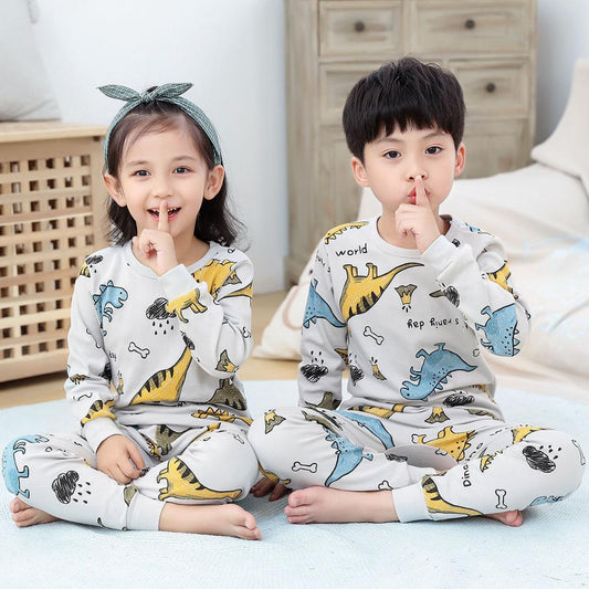 Children Pajamas Boys Totoro Cotton Clothes Pants Set Cartoon Sleepwear Kids Pajamas For Girls Toddler Baby Outfits Child Pyjama