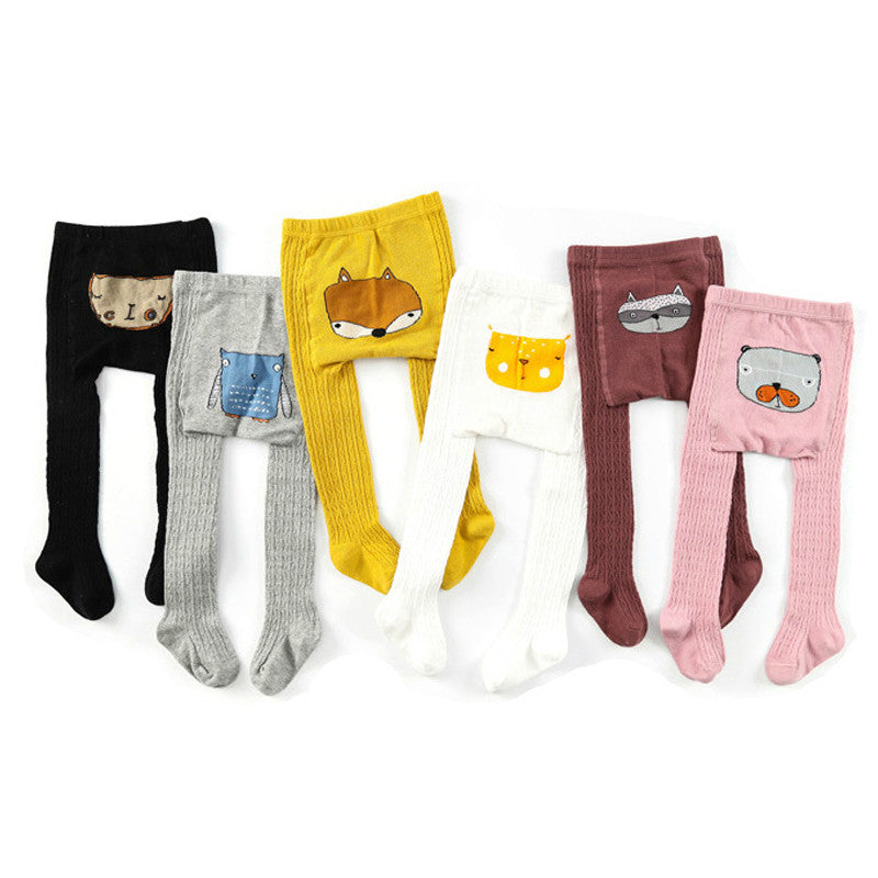 Menoea Toddler Baby Cartoon Stockings 2020 Autumn Children Girls Casual Animals Tights Infant Girl Leggings Kids Casual Socks