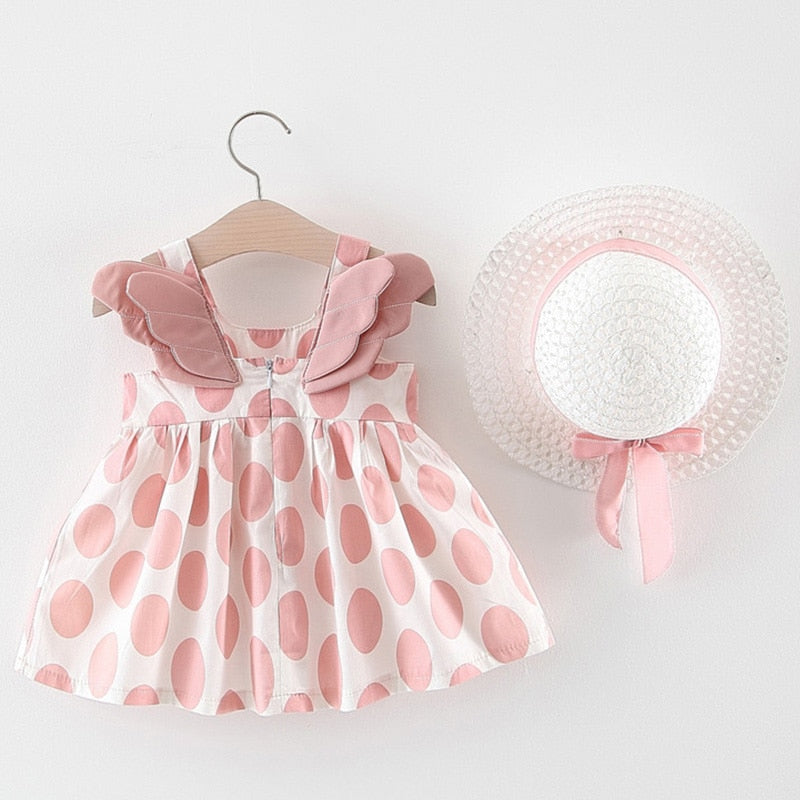 Baby Clothing Sets 2022 Girls Cute Summer Sleeveless Dress Girl 2Pieces Sets Short Pants+Dress Set Stripe Patten for Baby 6-24M