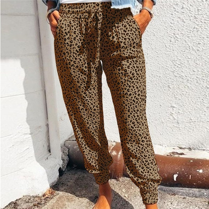 Ankle-Length Harem Pants -prints