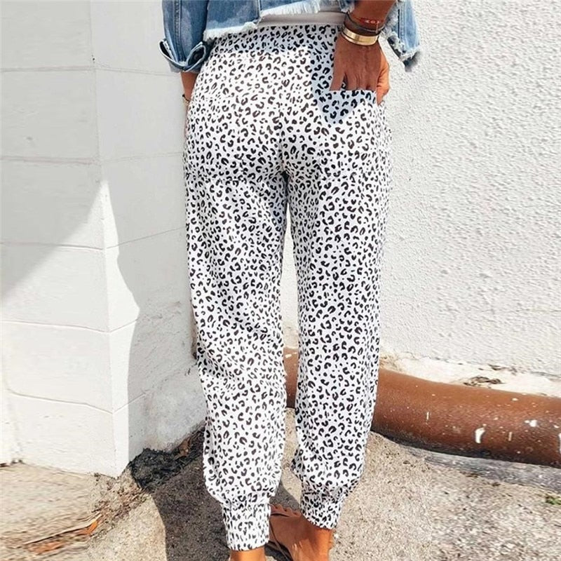 Ankle-Length Harem Pants -prints