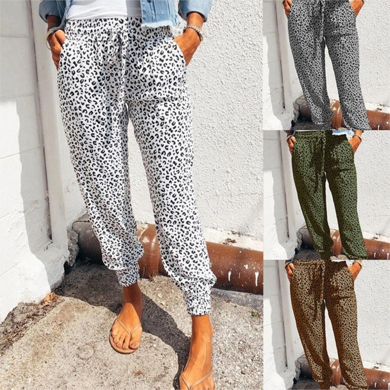 Ankle-Length Harem Pants -prints