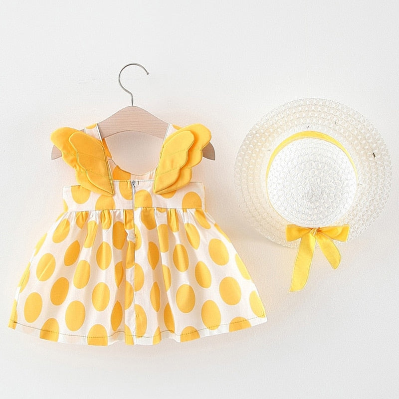 Baby Clothing Sets 2022 Girls Cute Summer Sleeveless Dress Girl 2Pieces Sets Short Pants+Dress Set Stripe Patten for Baby 6-24M