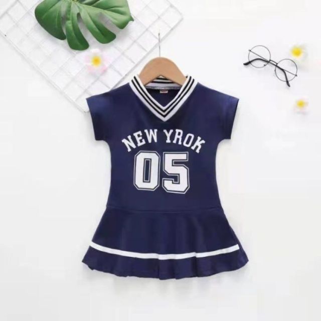 Unicon Children Dress Spring Summer Turn-Down Collar Kids Clothes Fashion toddler Baby Girls Clothing Summer Dress Girl