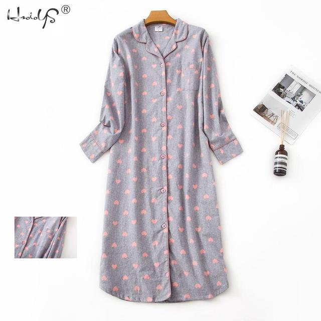 Plaid Cotton Nightwear - aeronna-clothing