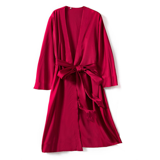 Satin Robe Sleepwear