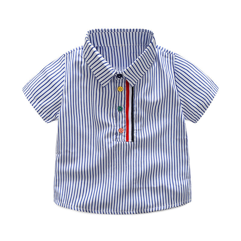 Striped Shirt & Pants Kids - aeronna-clothing