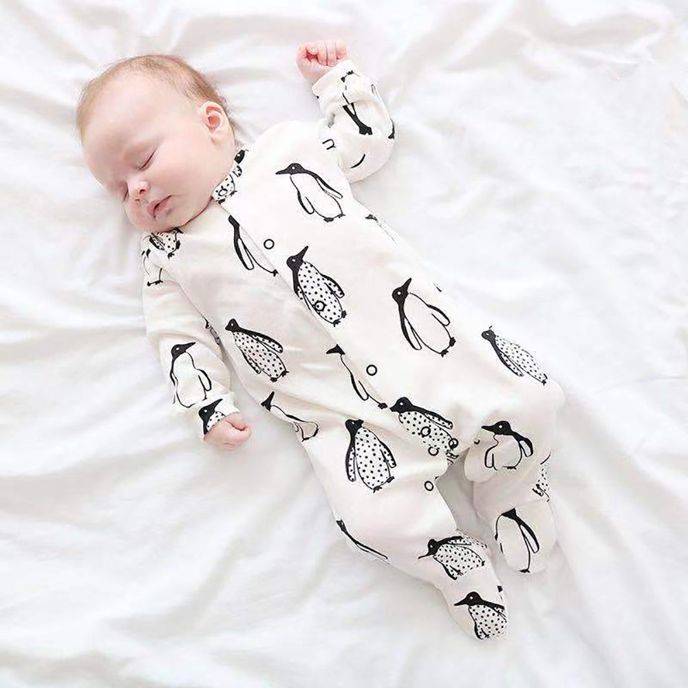 Newborn Cotton Sleepsuit - aeronna-clothing