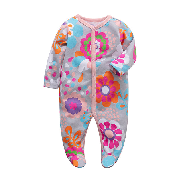 Newborn Cotton Sleepsuit - aeronna-clothing