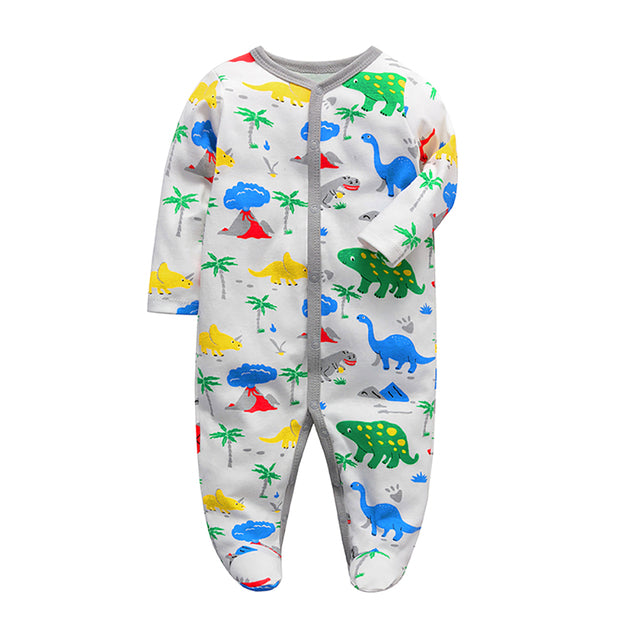 Newborn Cotton Sleepsuit - aeronna-clothing