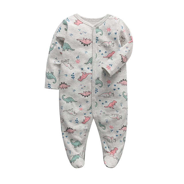 Newborn Cotton Sleepsuit - aeronna-clothing