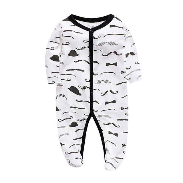 Newborn Cotton Sleepsuit - aeronna-clothing