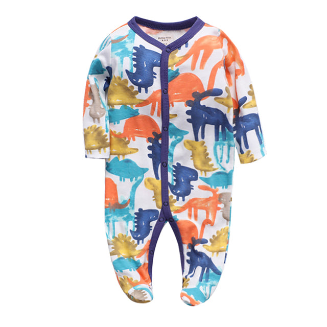 Newborn Cotton Sleepsuit - aeronna-clothing