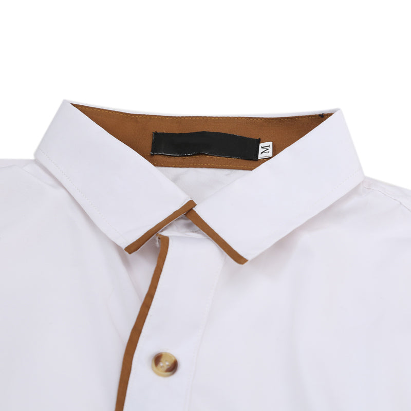 Men's Button Up Office Shirt - aeronna-clothing