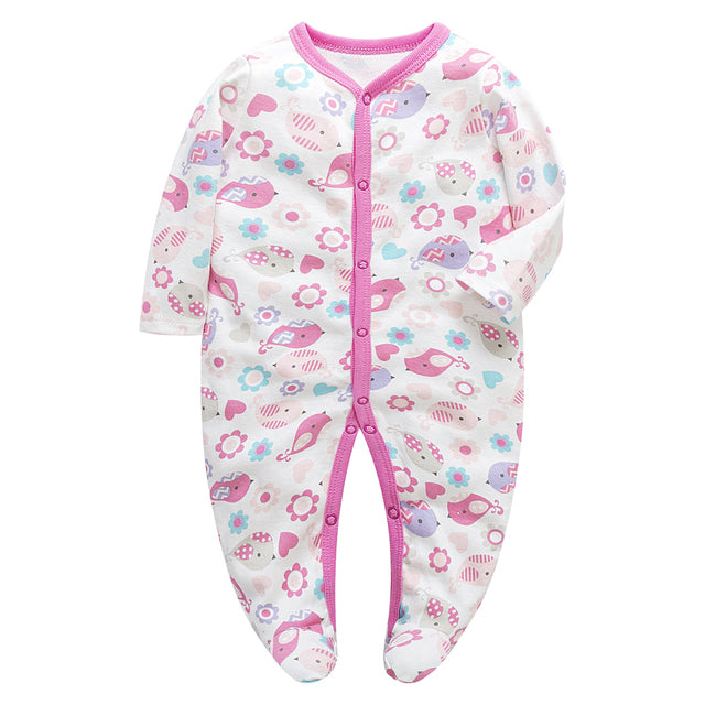 Newborn Cotton Sleepsuit - aeronna-clothing