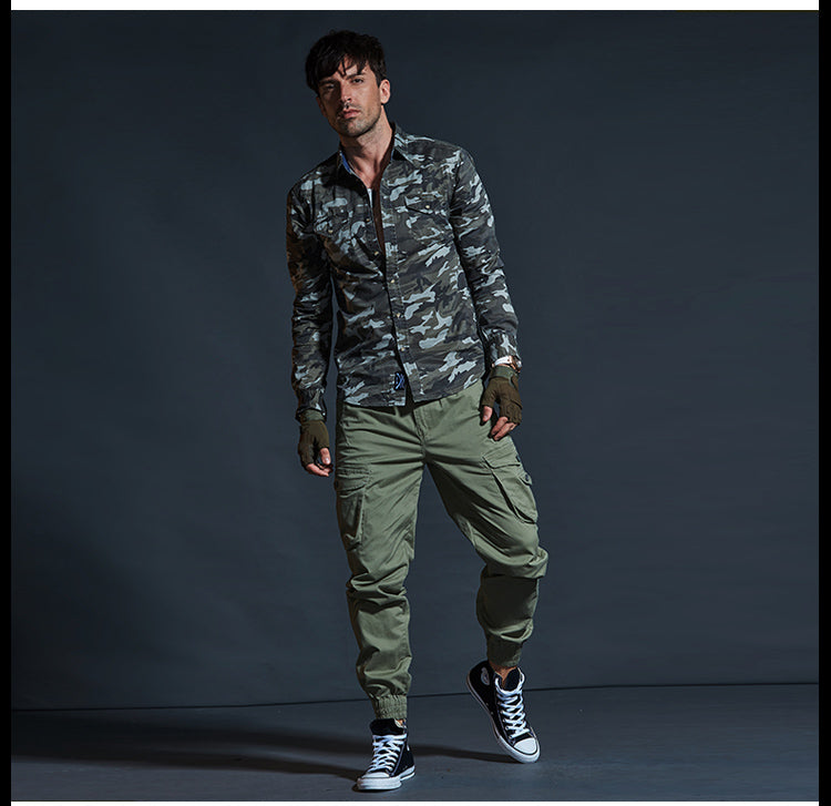 Cargo Casual Pants - aeronna-clothing