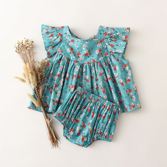 Summer Baby Girl Bloomer Set - aeronna-clothing