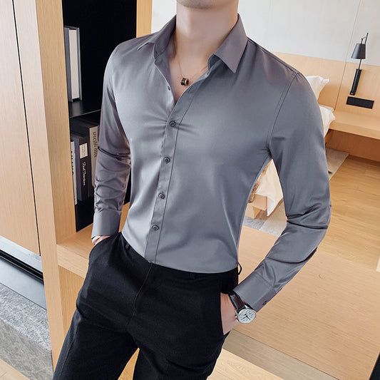 Slim Fit Formal Shirt - aeronna-clothing