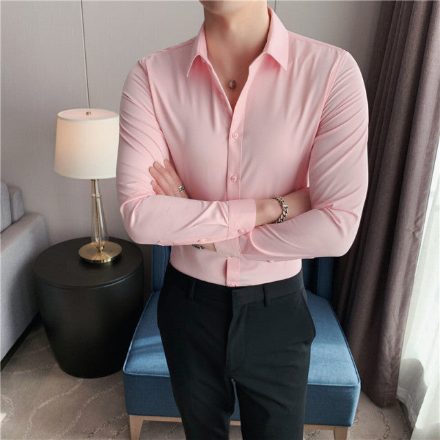 Slim Fit Formal Shirt - aeronna-clothing