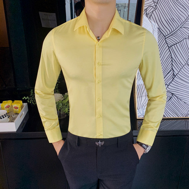 Slim Fit Formal Shirt - aeronna-clothing