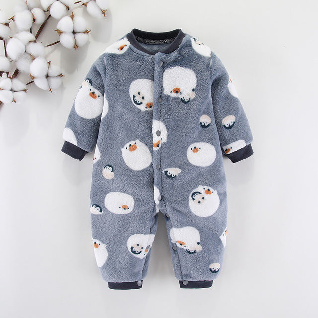 Dinosaur Print Newborn Rompers - aeronna-clothing