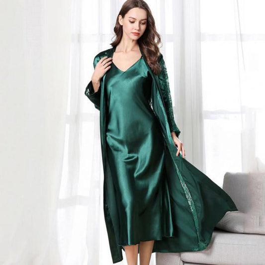 Kimono Long Gown Suit - aeronna-clothing