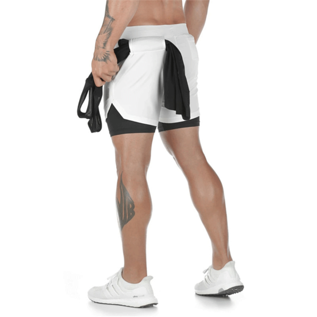 Men Camo Running Shorts - aeronna-clothing