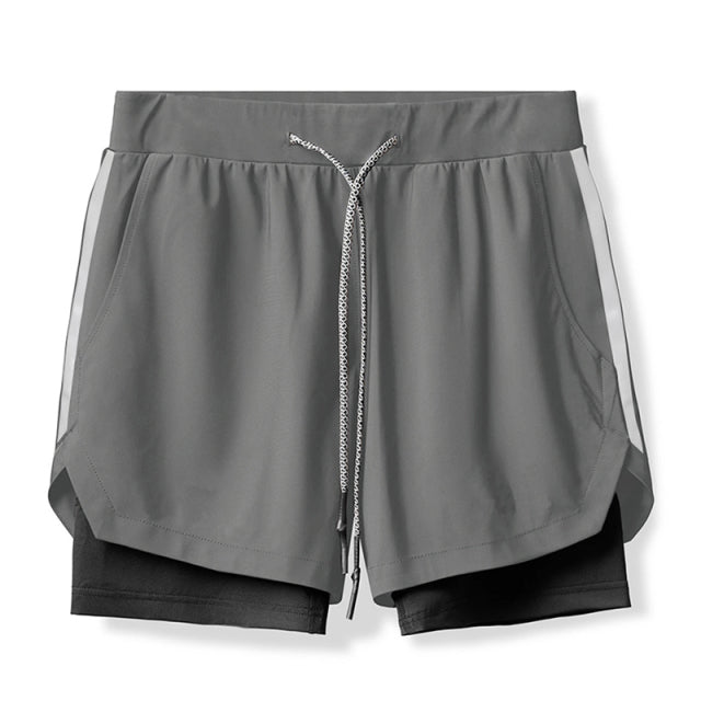 Men Camo Running Shorts - aeronna-clothing